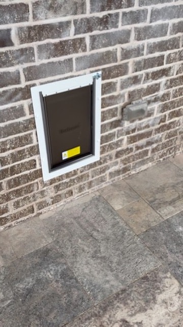 Pet door installation